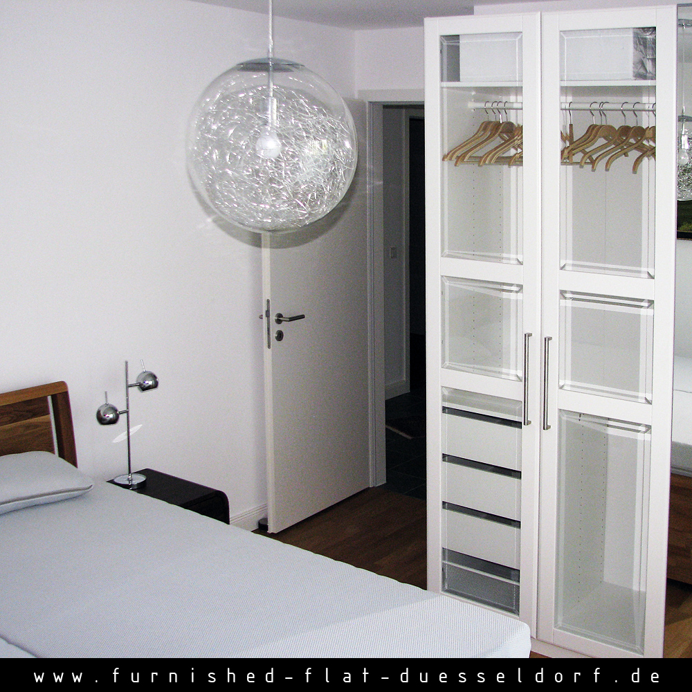 Furnished apartment in Duesseldorf - Bedroom